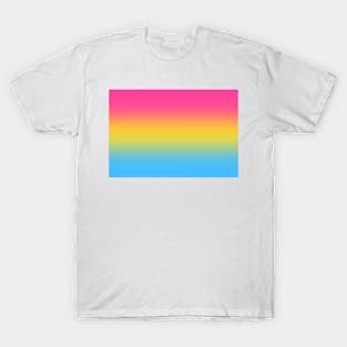 Pansexual Pride Flag Gradient T-Shirt